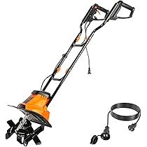 Amazon | 電動耕うん機 電気耕運機 1000W小型 家庭用 軽量電気